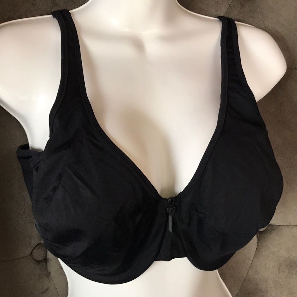 Designer soft cup underwire bra black 36DDD